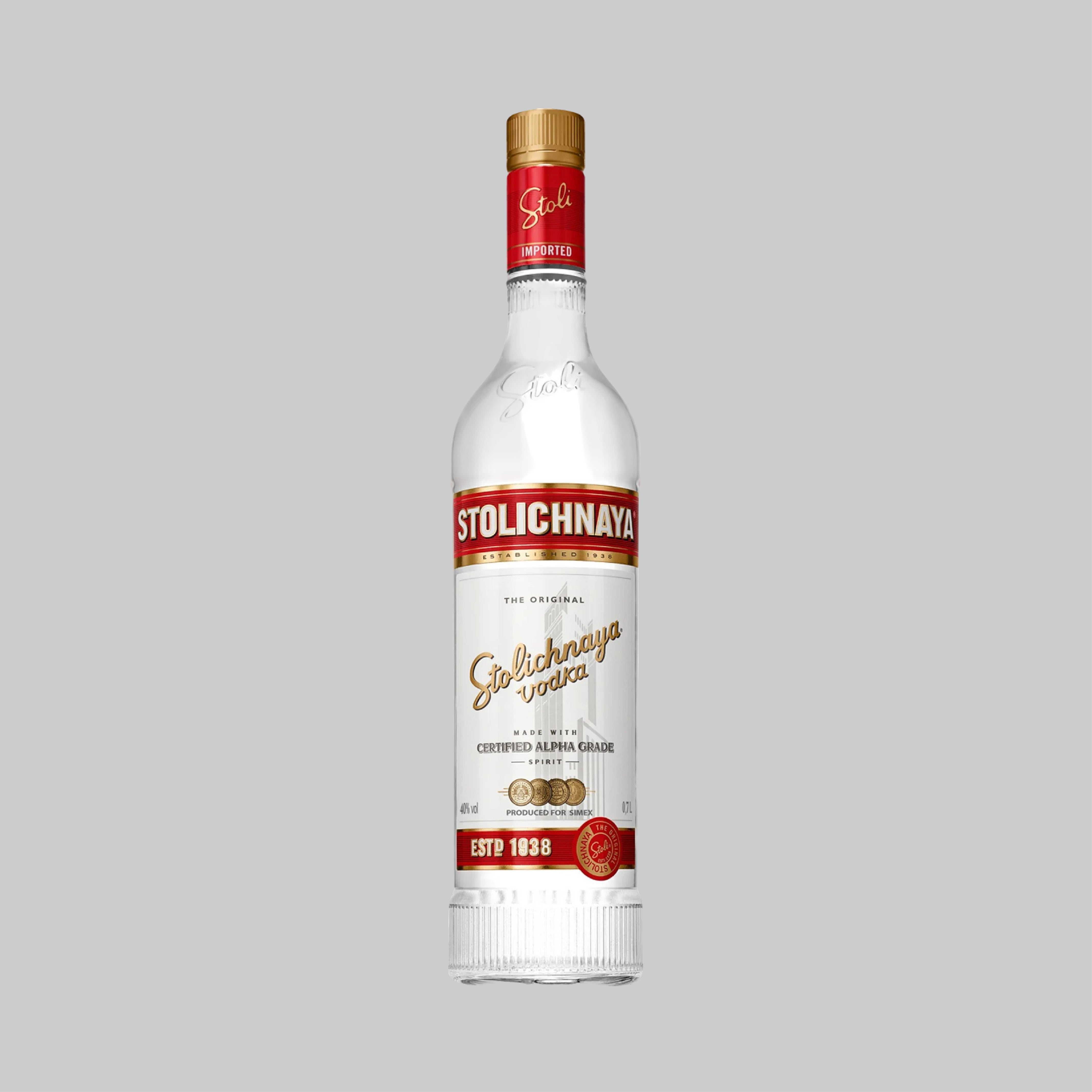 Stolichnaya Vodka 700ml 40.0% | TIME2DRINK